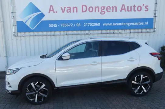 NISSAN QASHQAI 1.2 TEKNA + Automaat,360.Pano.Navi,Keyless,Parelmoer