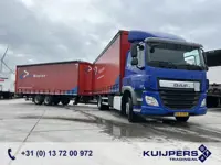 DAF CF 370 FA + Pacton MXD 218 / Curtainside Combi / Loadlift / APK TUV 05-26