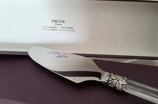 Siecle - Serveerbestek (1) - Modern - Kristal, Staal