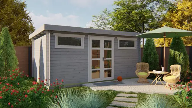 Blokhut - Tuinhuis Zerja | 28 mm | onbehandeld