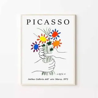 Pablo Picasso, (after) - Exhibition Pablo Picasso Bouquet