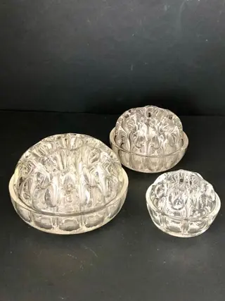 Verrerie VMC Reims - Eendelige "bloemsteel" vazen (3) - Art