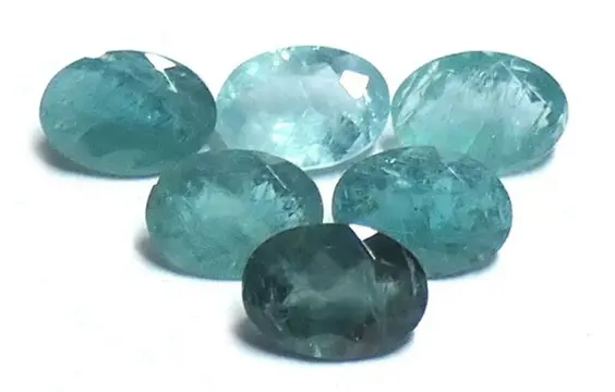6 pcsGrandidierite - geen minimumprijs - 4.17 ct