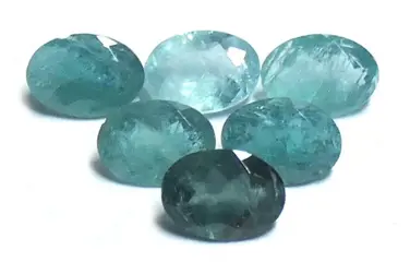 6 pcsGrandidierite - geen minimumprijs - 4.17 ct