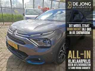 Citroen Ë-C4 Shine 50 kWh ALL-INRIJKLAARPRIJS/Navi/Camera/Glazen panoramadak