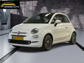 Fiat 500 0.9 TwinAir Turbo Lounge | Navigatie | PDC | Airco | Pano | Parelmoer | DAB | Facelift