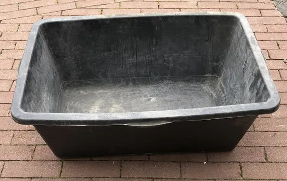 Speciekuip / opvangbak / opvangkuip rechthoekig 90 liter.