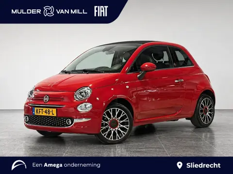 Fiat 500C Cabrio RED 1.0 Hybrid 70pk | CLIMA | NAVI | PARKEERHULP | CRUISE CONTROL | 16" LM-VELGEN |