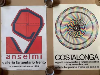 Franco Costalonga e Anselmo Anselmi - 2 manifesti - 1969