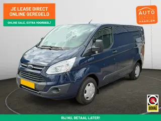 Ford Transit Custom 2.0 TDCI Euro 6 Limited- 3 Pers, Clima, Cruise, Park Assist, Grijs Kenteken