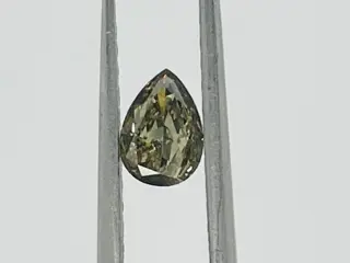 1 pcs Diamant - 0.39 ct - Briljant, Peer - fancy