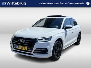Audi Q5 55 TFSI e quattro S-Line / AUTOMAAT/ 367 PK/ PANO/ LUCHTVERING/ LEER/ TREKHAAK/ CAMERA/ ACC/