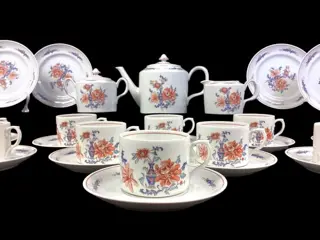 Vista Alegre - Theeservies voor 10 (33) - Porselein - Via97