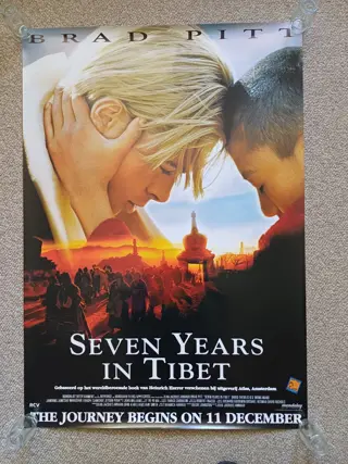 SEVEN YEARS IN TIBET filmposter.