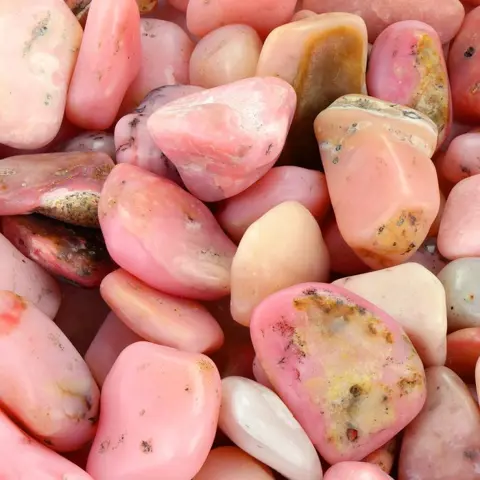 Laatste lot! - Peruaanse roze opaal - Trommelstenen - XXL