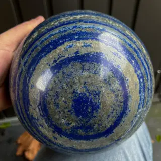 Lapis lazuli Large Lapis Lazuli sphere - 18.44×18.44×57.9