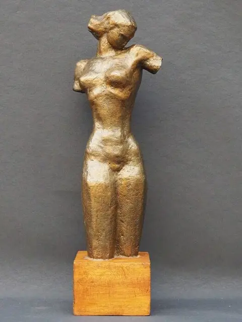 Art Nouveau vrouwelijk sculptuur