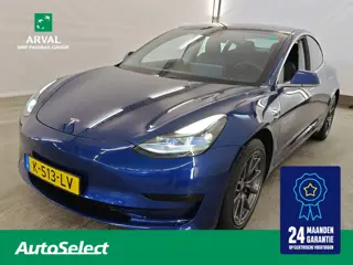 Tesla Model 3 60 kWh 238pk Standard RWD Plus | SOH 98% | 18" Velgen | Deep Blue | Black Interior