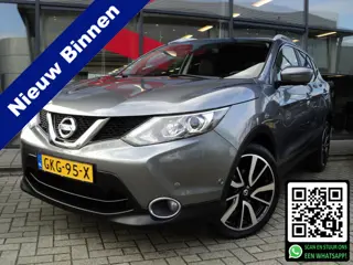 Nissan QASHQAI 1.2 Tekna + | PANORAMADAK | LEDER | NAVIGATIE | VIERSEIZOENEN BANDEN | TREKHAAK | 360