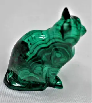 Sublieme malachietkat A++++++ Mineralencollectie -