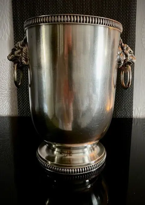 Champagne emmer / Koeler (1) - Verzilverd