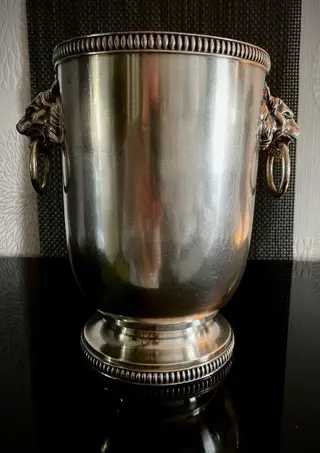 Champagne emmer / Koeler (1) - Verzilverd