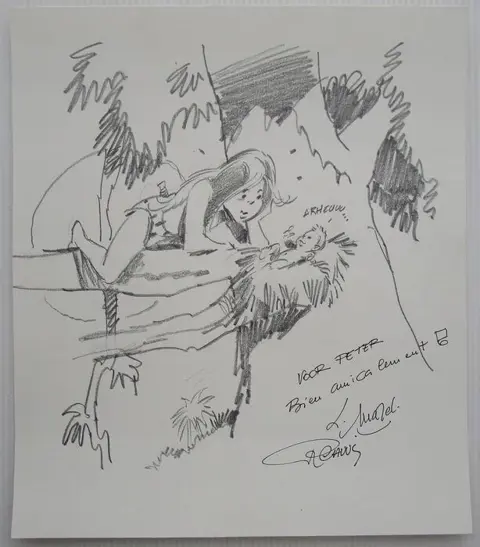 Vergeten Jungle - opdrachttekening Luc Mazel