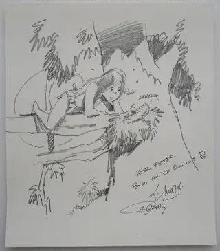 Vergeten Jungle - opdrachttekening Luc Mazel
