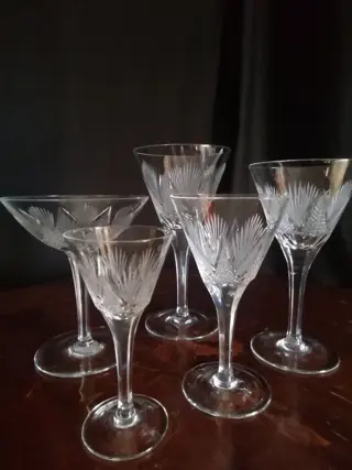 Drinkservies voor 6 (30) - Boheems kristal