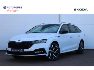 Skoda Octavia Combi 1.4 TSI iV PHEV Sportline Business 204pk DSG6 |  HUD | Stoelverw voor- en achter