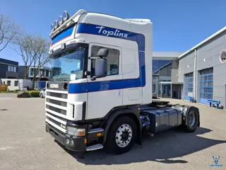 Scania R164-480 V8 / RETARDER / DOUBLE TANK / AIRCO / AUTOMATIC / EURO-3 / 2000