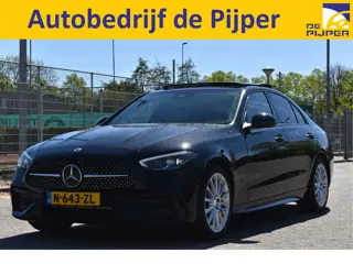 Mercedes-Benz C-Klasse 300 e AMG Line 313 pk | NL-Auto | 8x velgen + banden | Trekhaak | Open dak | 