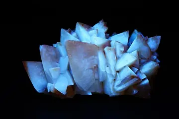 CALCITE egel fantoomkristallen - FLUORESCENTIE -