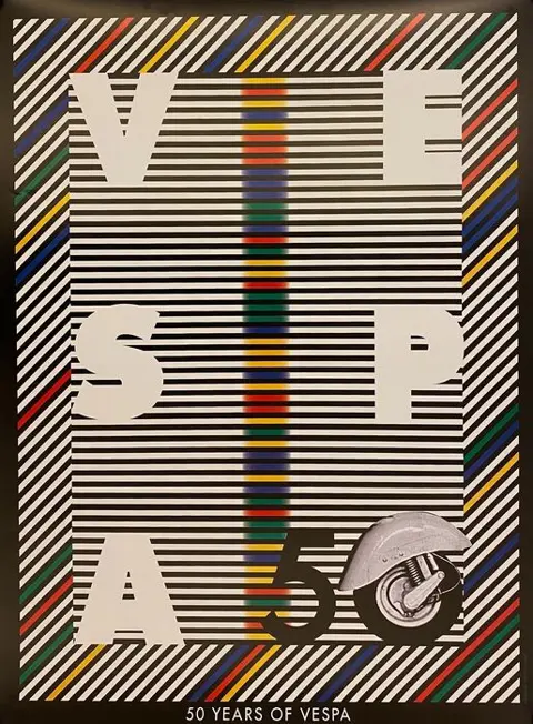 Milton Glaser - 50 YEARS OF VESPA - 1996