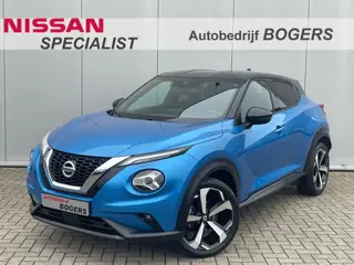 Nissan Juke 1.0 DIG-T Tekna Automaat Navigatie, Half Leder, Climate Control, 360 Camera, 19"Lm, Adap