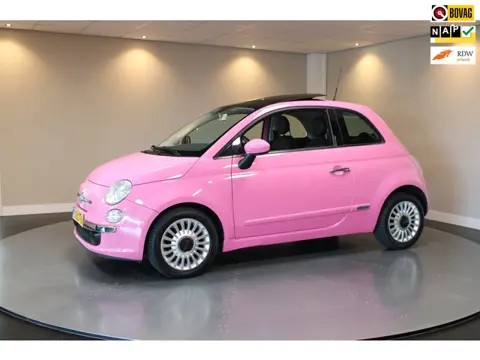 Fiat 500 1.2 Rosa *Special Edition Roze!* Automaat|Pano|Leer|NAP