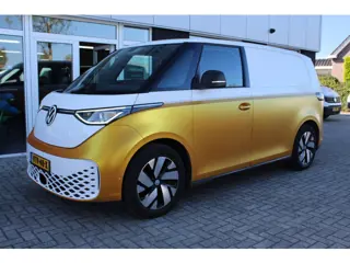 Volkswagen ID. Buzz Cargo 150KW -- 77 kWh acccu WLTP 418KM ✓ SoH 99,4% ✓ 3-zits ✓ navigatie ✓ lm vel