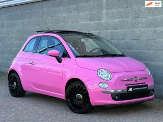 Fiat 500 1.2 Lounge | Panoramadak | Navi | Leer | Stuurbed | Airco | Boekjes |
