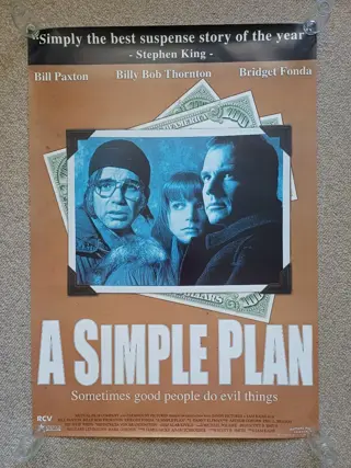 A SIMPLE PLAN filmposter.