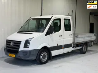 Volkswagen Crafter 30 2.5 TDI L2 DC PICKUP - 7 PERSOONS - TREKHAAK - AIRCO - CRUISE.