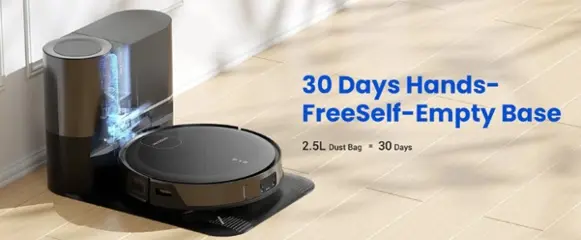 Proscenic X1 Robot Vacuum Cleaner with Self-Empty Base