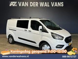 Ford Transit Custom 2.0 TDCI 170pk L2H1 Dubbele Cabine Euro6 Airco | 6-Zits | Camera | Navigatie | L