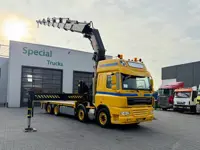 DAF CF 85.460 8x2 + Hiab 600E-7 Hipro (bj 2009, automaat)