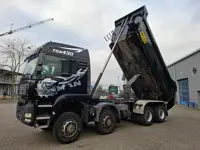 MAN TGA 41.430 / 8X8 / 2XBIG AXLE / FULL STEEL / DRUM BRAKES / MEILLER TIPPER / AIRCO / MANUAL / EUR