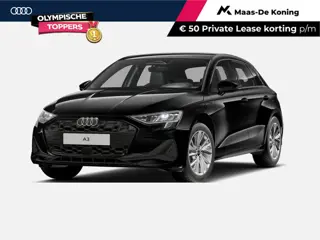 Audi A3 Sportback 40 TFSI e Pro Line 204 PK · Sportstoelen zwarte stof · Lichtmetalen velgen 17 inch