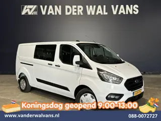 Ford Transit Custom 2.0 TDCI 131pk L2H1 Dubbele Cabine Euro6 Airco | 5-Zits | Camera | LED | 2800kg 