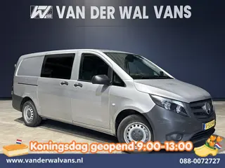 Mercedes-Benz Vito 111CDI L2H1 Dubbele Cabine Euro6 Airco | 6-Zits | Camera | Trekhaak | Bijrijdersb