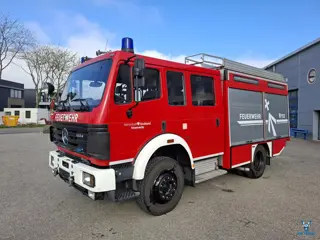 Mercedes-Benz 1224 AF / 4X4 / GERMAN FIRE TRUCK / 9 PERSONS / ONLY:118655 KM / FULL-STEEL / DRUM BRA