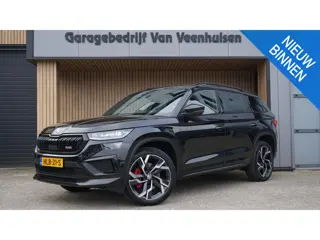Skoda Kodiaq 2.0 TSI 245pk VRS 7-Zits DSG RS-Seats Pano.Dak Stuur/Stoelv.w. Trekhaak 20inch LM Sfeer