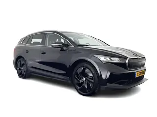 Škoda Enyaq iV 60 [ 3-Fase ] {SOH-87%} (INCL-BTW) *LEATHER-FABRIC | FULL-LED | ADAPTIVE-CRUISE | BLI